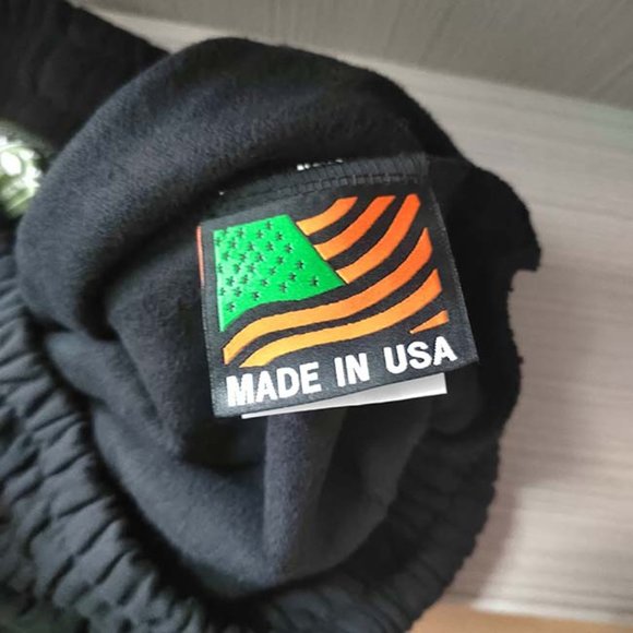 Denim Tears Wreath Foam Print Black Sweatpants - Picture 6 of 8